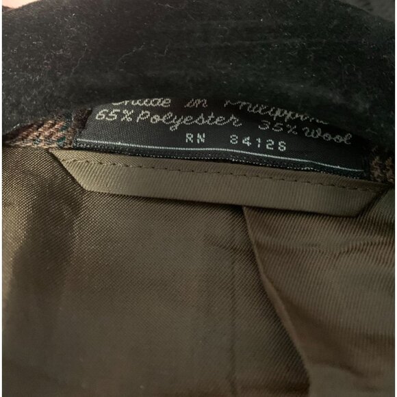 Foreman & Clark Mens 42 Reg Brown Black LIned Suit Jacket Coat Career Business C - Picture 3 of 4